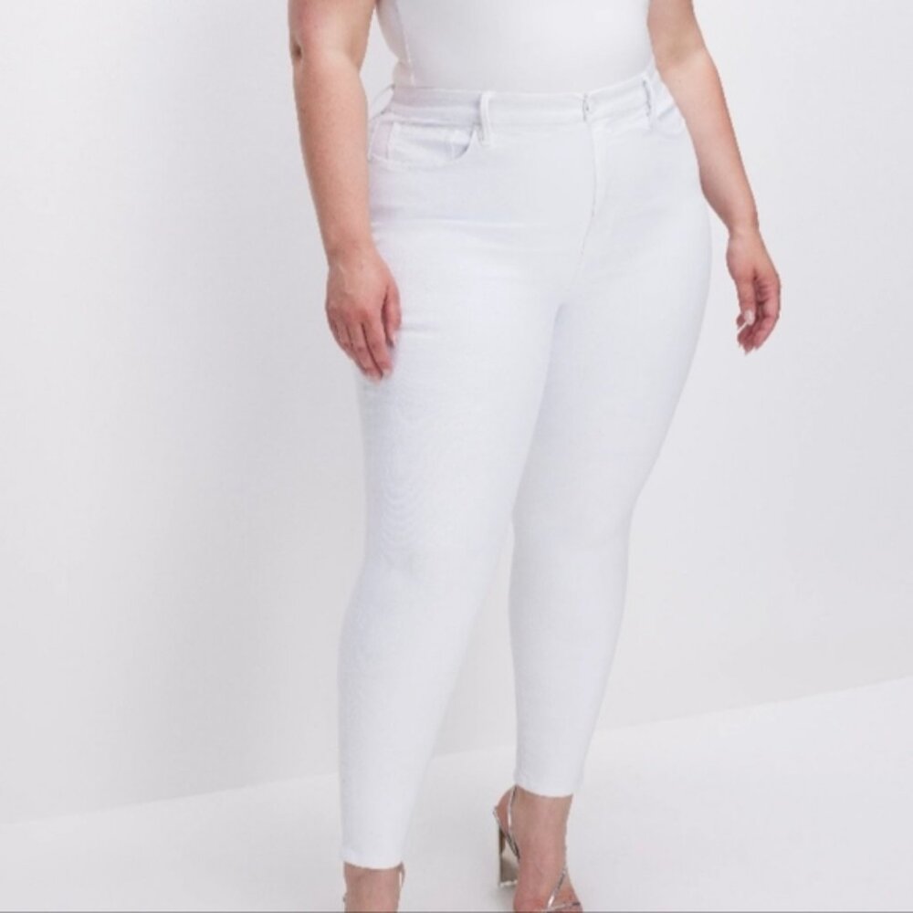 Good American White Skinny Jeans - PLUS
